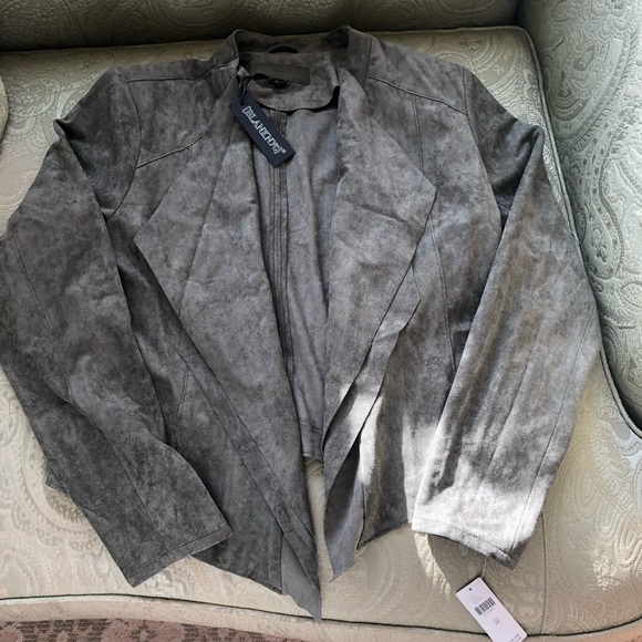 Anthropologie Jackets & Blazers - NWT Anthropologie Westley Sueded Jacket by Blank NYC Green Faux Suede Size XL